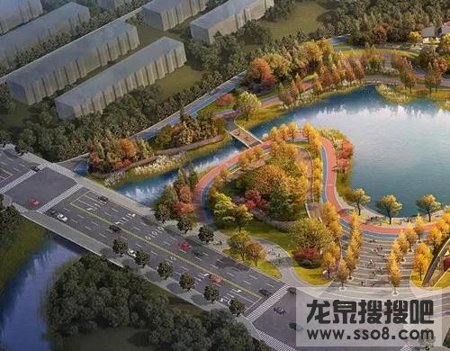 龙泉人有福了！驿马河公园开建啦！部分景观春节前亮相